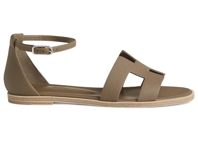 Hermes Santorini Sandal (Women's) Sneakers in Étoupe | StockX