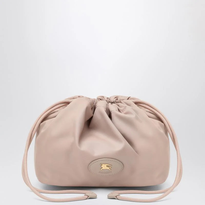 Burberry Reversible Pouch In With Check Pattern | Baltini