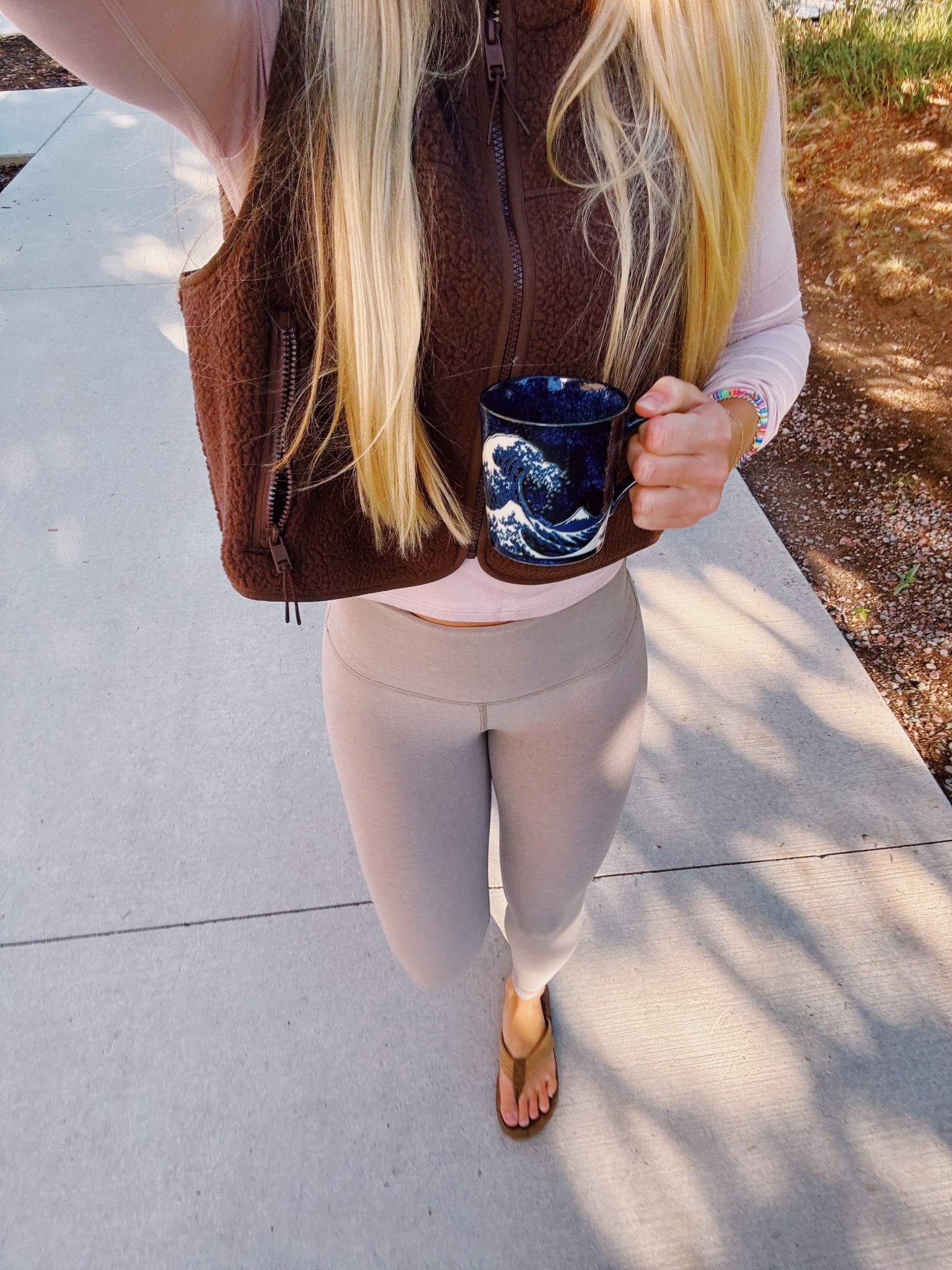 Fall transition fit! Wearing an XS in the pink top, small in the vest and XS in leggings :)

#LTKActive #LTKFallSale #LTKSeasonal