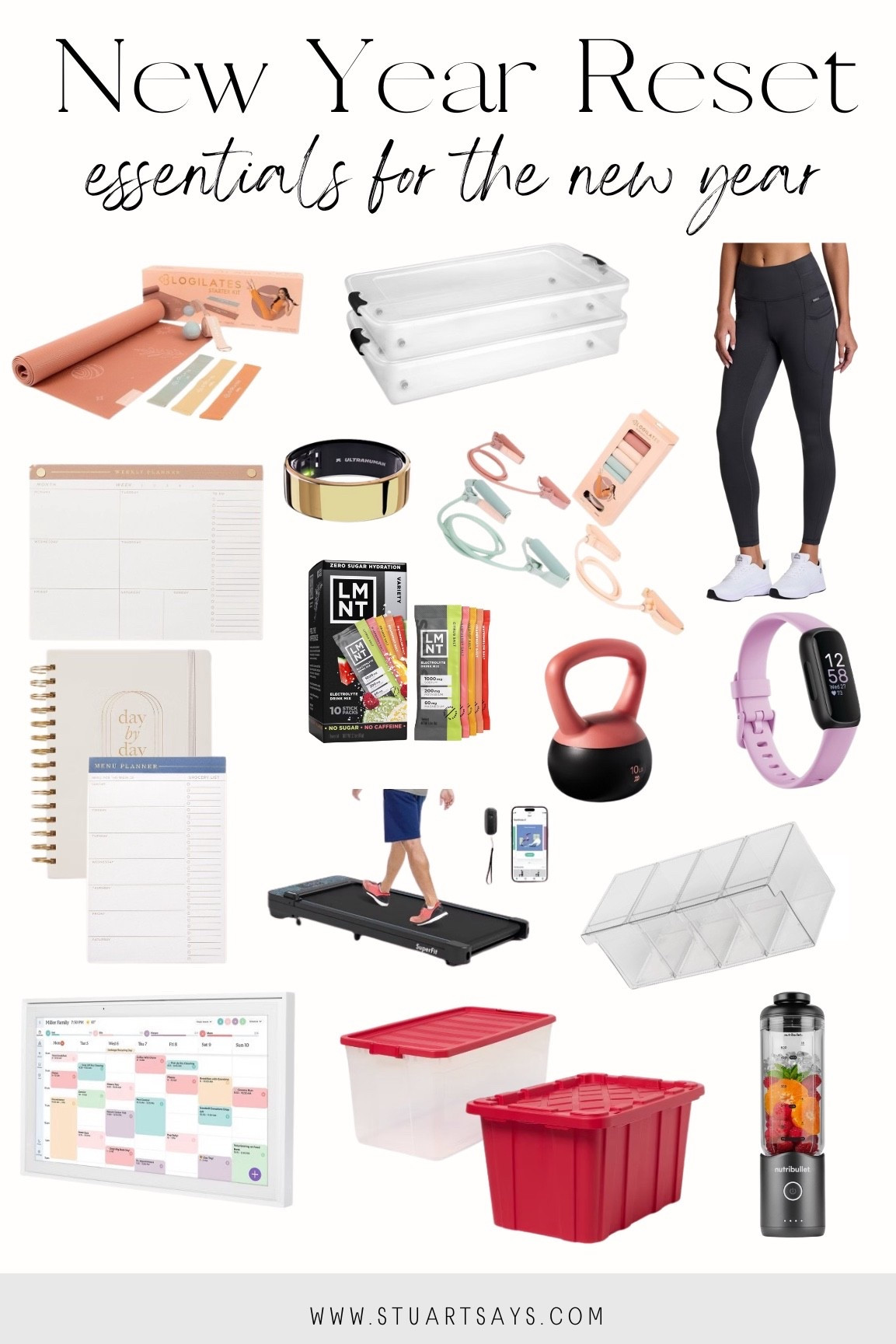 New year reset essentials! 

#LTKselfcare #LTKfitnessgoals