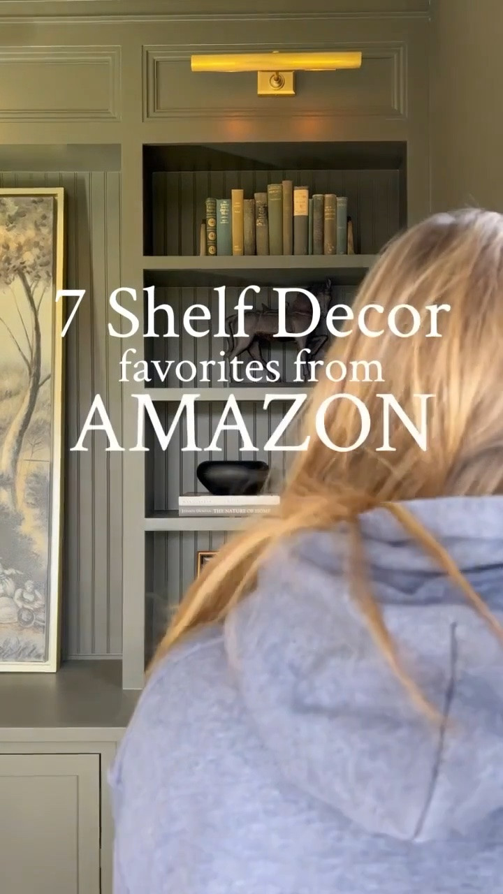 The prettiest shelf decor from Amazon PLUS how to style it easily! #archedmanor #modernhome #neutralhome #homedecor #casualstyle #shelfstyling

#LTKHome #LTKSeasonal