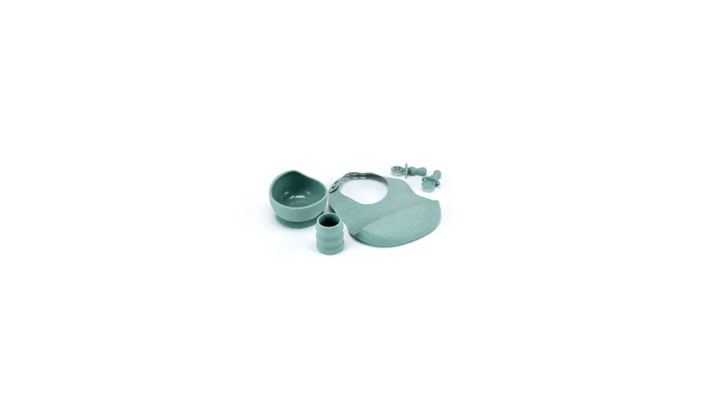BooginHead 5-Piece Baby-Led Weaning Silicone Tableware, Infants and Toddlers, Sage Green | Walmart (US)