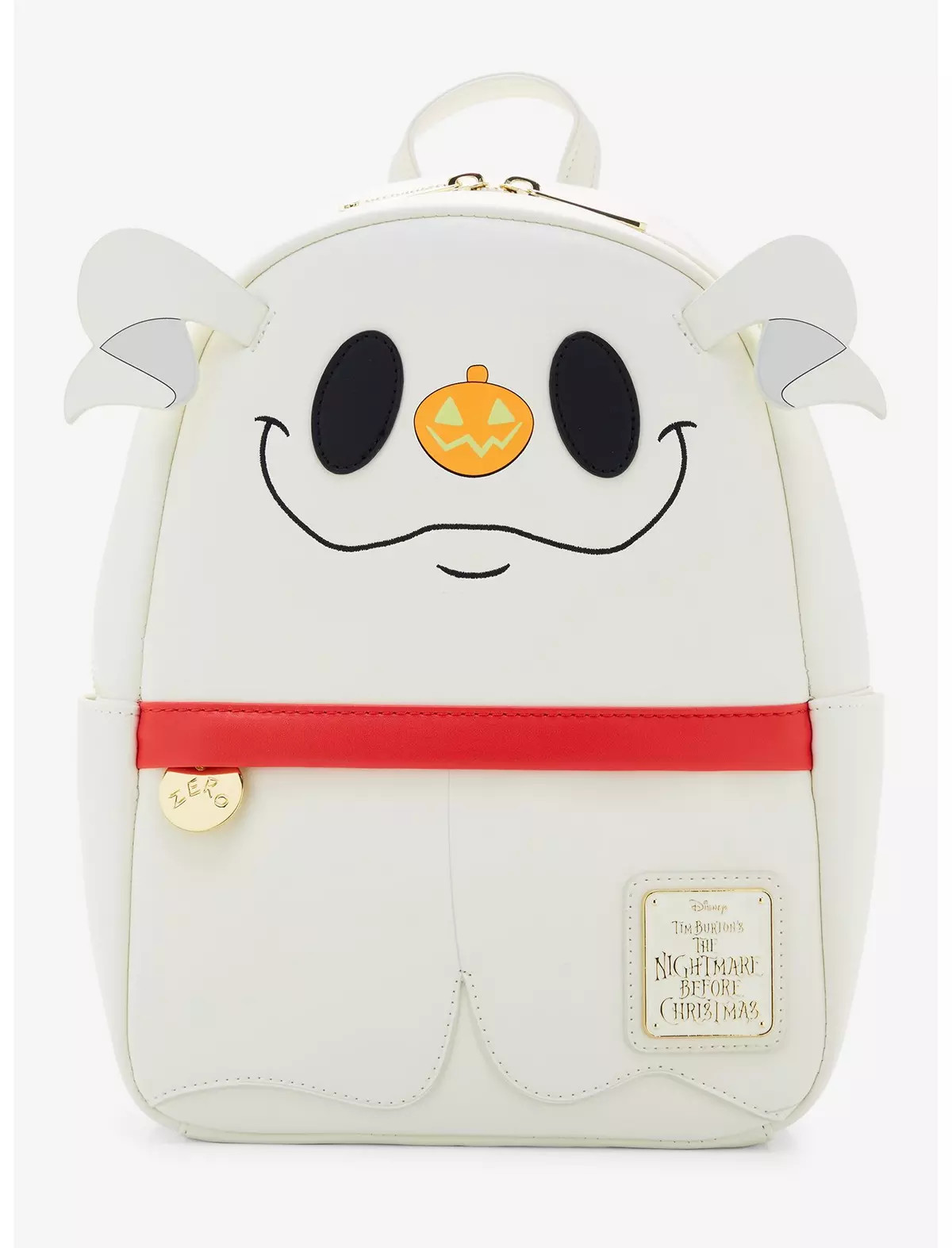 Loungefly Disney The Nightmare Before Christmas Figural Zero Glow-in-the-Dark Mini Backpack - Box... | BoxLunch