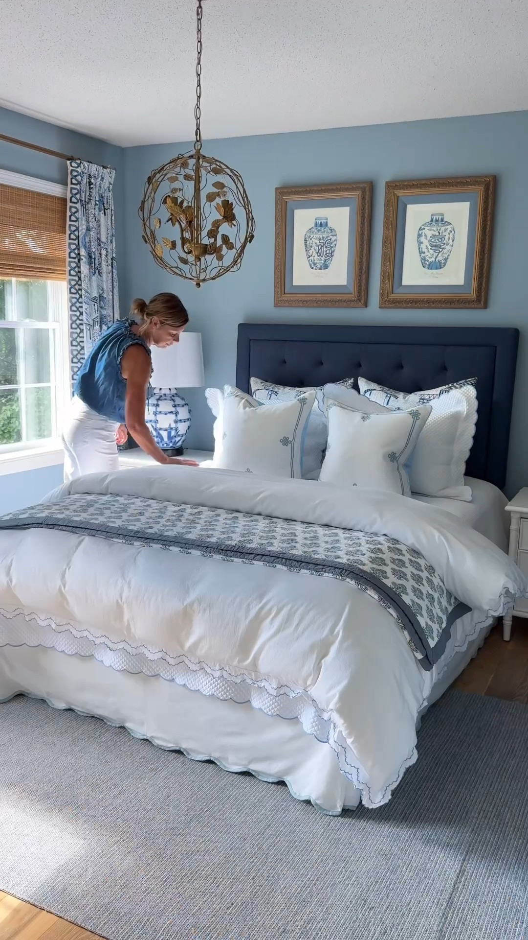 Cute block print Amazon quilt. Comes with matching shams

#LTKHome