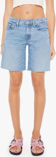 MOTHER Down Low Undercover Cutoff Denim Shorts | Nordstrom | Nordstrom