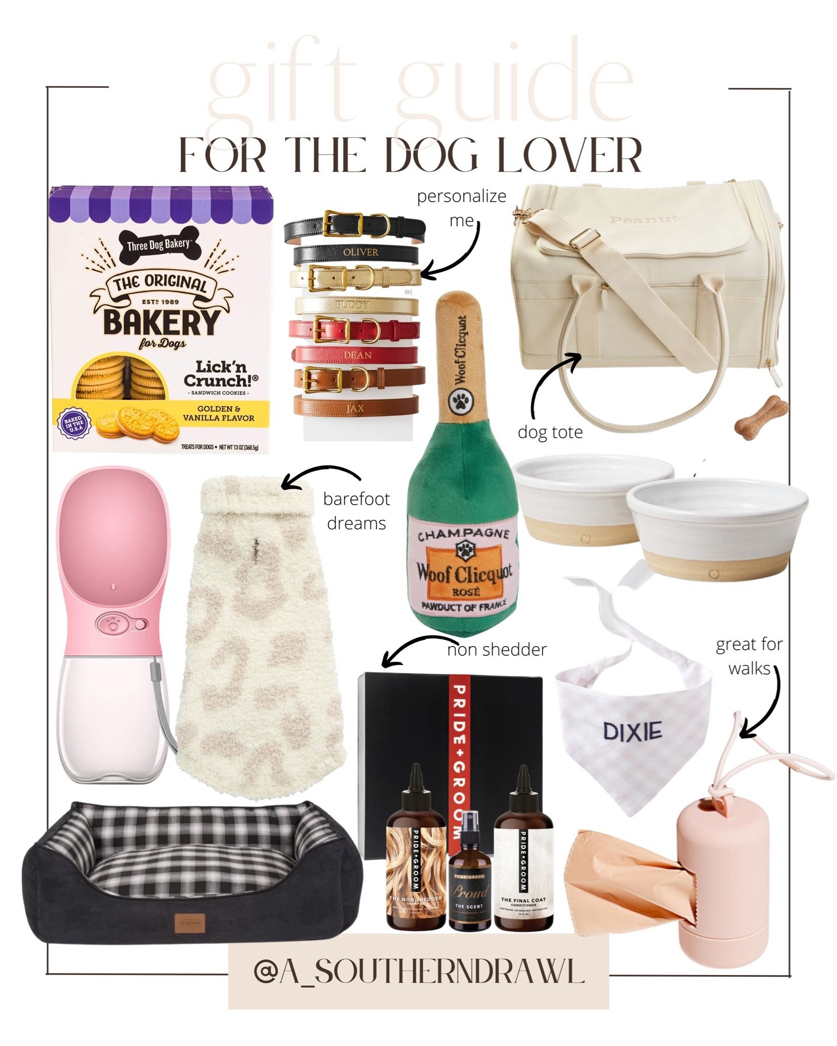 Gift guide for the dog lover - dog gifts - pet gifts 

#LTKGiftGuide #LTKHoliday
