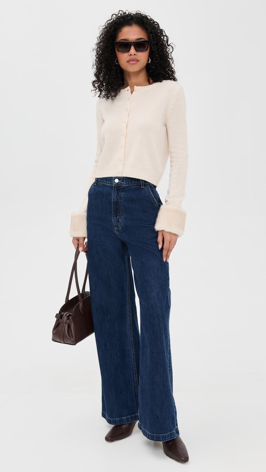 Clara Cashmere Crew Cardigan | Shopbop