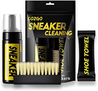 COZGO Shoe Cleaner Kit for Sneaker, Water-Free Foam Sneaker Cleaner 5.3Oz with Shoe Brush and Sho... | Amazon (US)