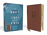 NIV, Quest Study Bible, Leathersoft, Brown, Comfort Print: The Only Q and A Study Bible | Amazon (US)