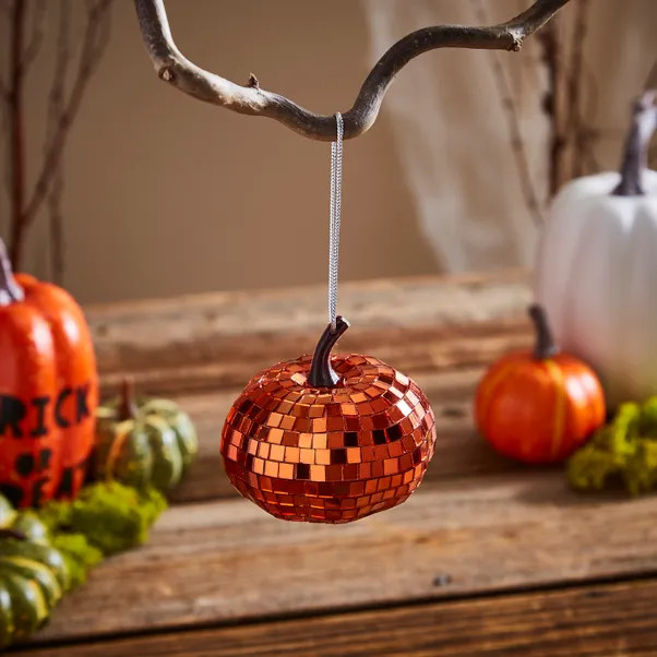 Pumpkin Disco Decoration | Dunelm