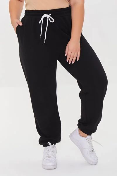 Plus Size French Terry Joggers | Forever 21 | Forever 21 (US)