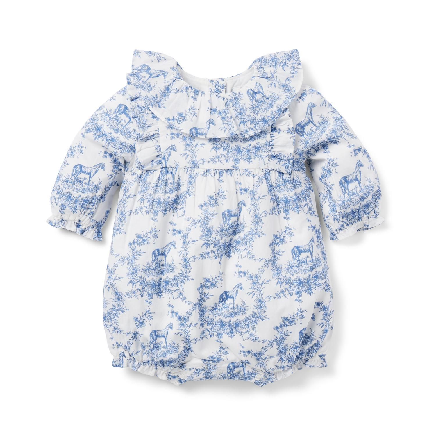 Baby Horse Toile Romper | Janie and Jack