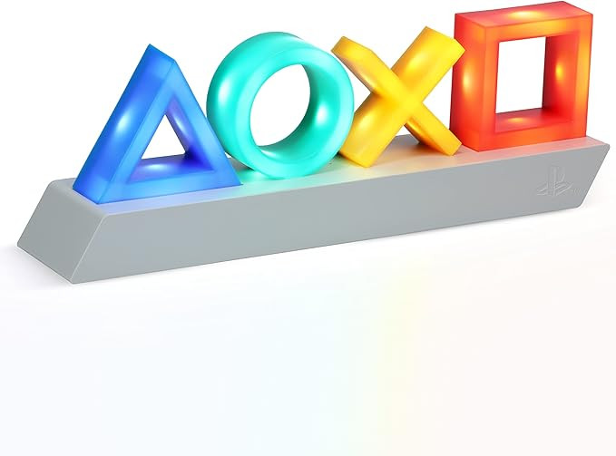Paladone Playstation Heritage Icons Light, Desktop Game Room Lighting Accessories, 3 Dynamic Ligh... | Amazon (US)