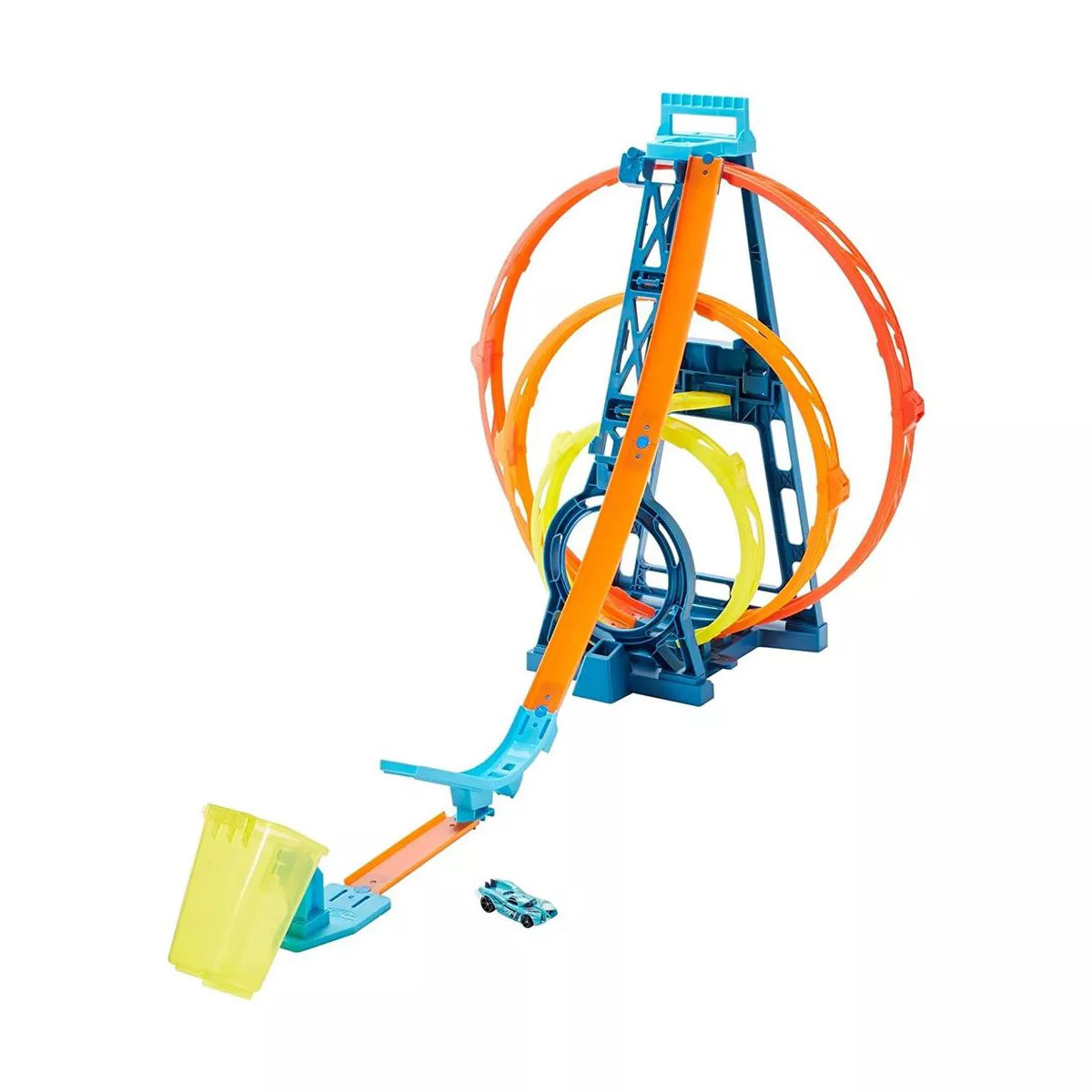 Hot Wheels Track Builder Triple Loop Stunt Loops | Target