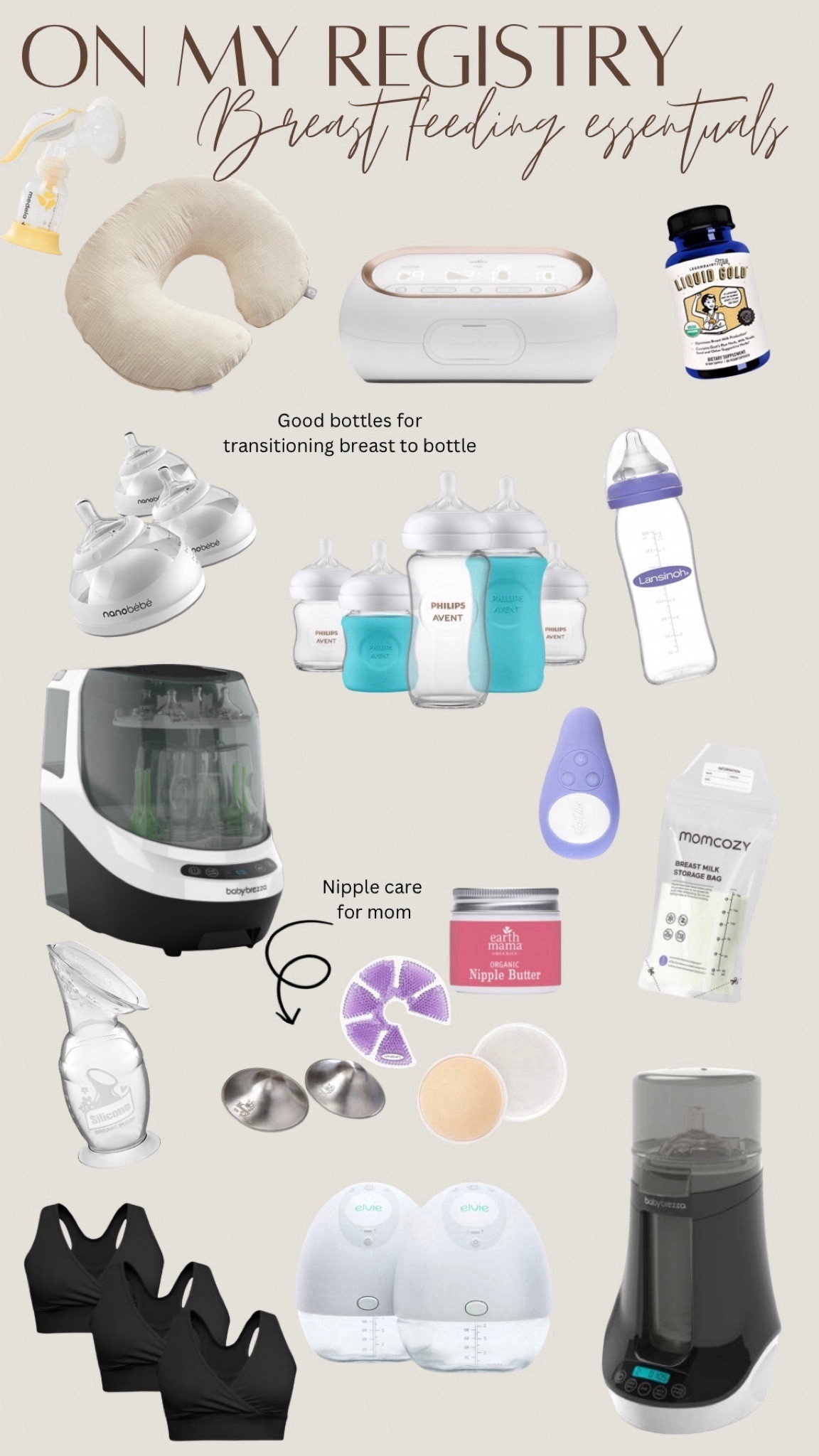 Part 2✌🏽: of what on my registry for breast feeding 