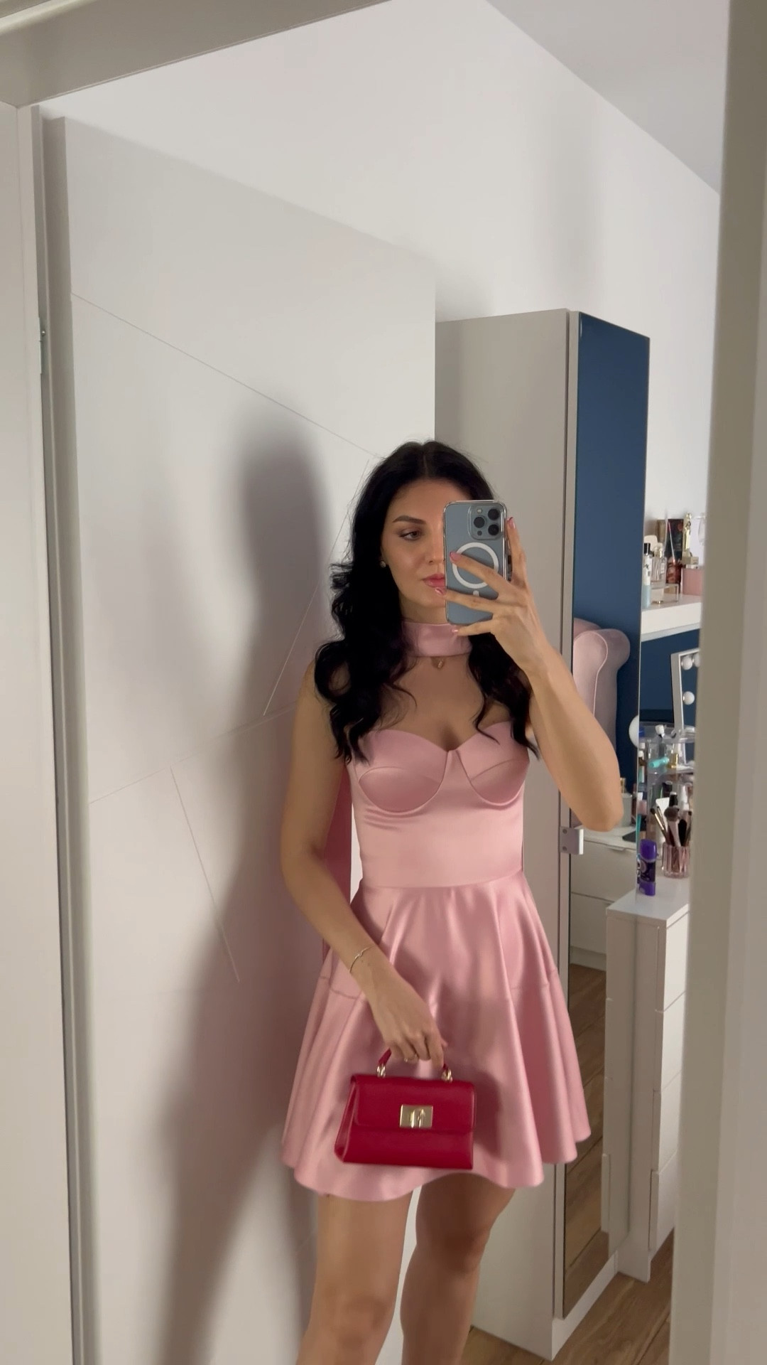 Baby pink Barbie dress & red Furla bag 💗❤️

#LTKdresses #LTKeurope #LTKstyletip