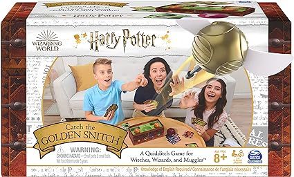 Harry Potter Catch The Golden Snitch, A Quidditch Board Game for Witches, Wizards and Muggles, Fa... | Amazon (US)