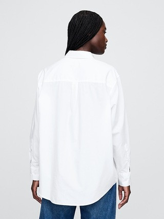 Organic Cotton Poplin Big Shirt | Gap (US)