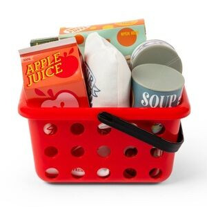 NWT Target Bullseye Playground Kids Pretend Food Basket Set | Poshmark