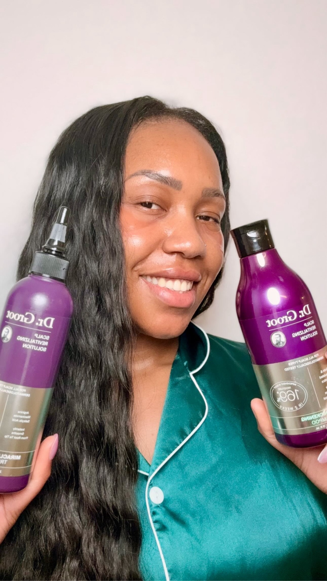 I wear hair extensions and I finally found the perfect duo to say goodbye to dandruff for good 💜 Dr. Groot Scalp Revitalizing Solution is now a must in my routine — the shampoo deep cleans without drying out my extensions and the treatment revitalizes my scalp from the root ✨ If you deal with dandruff or wear extensions, you NEED to try this 👇🏽
💜 Dr. Groot Hair Thickening Shampoo
💜 Dr. Groot Scalp In-Shower Treatment

#LTKBeauty #LTKselfcare #LTKgrwm