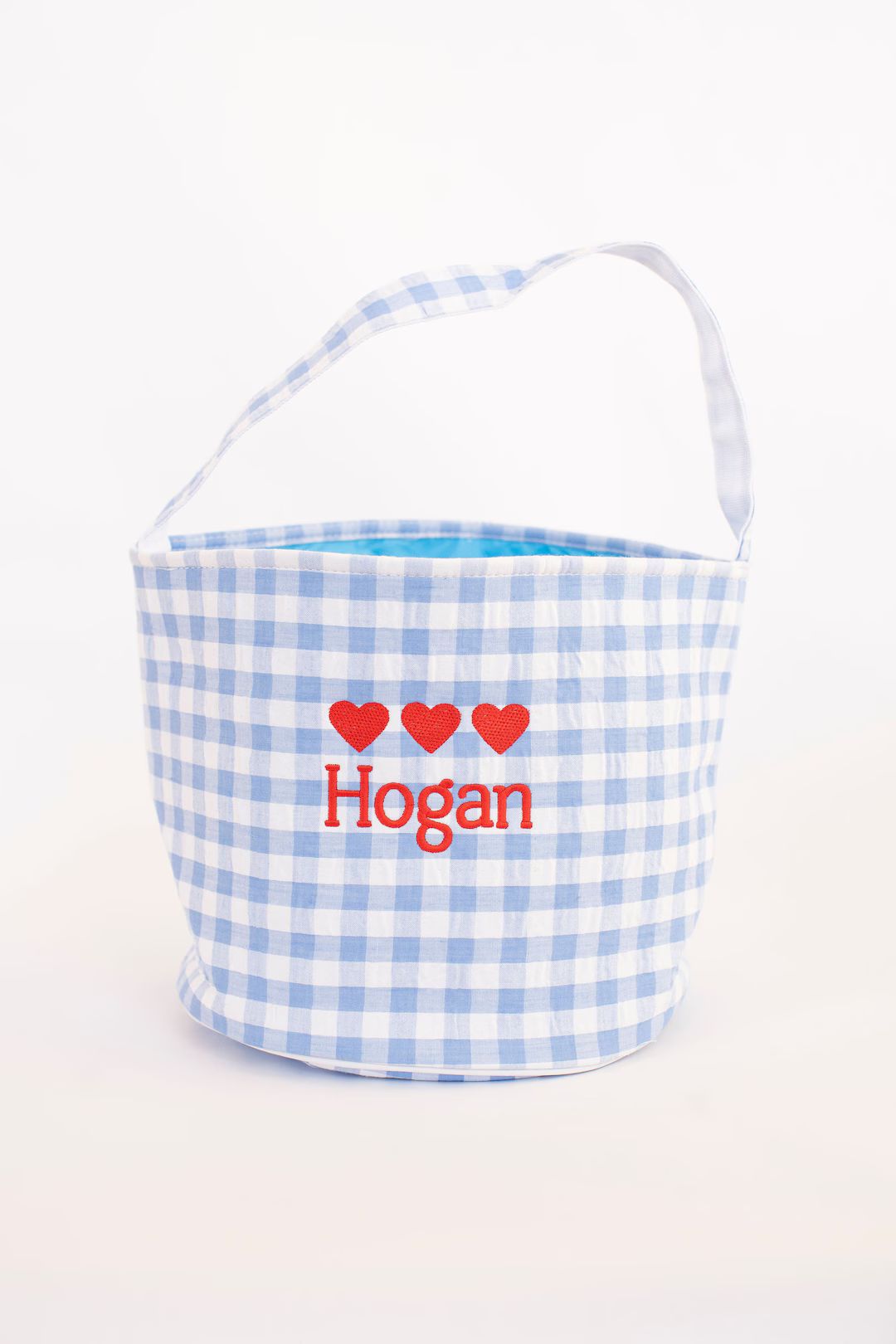 Personalized Valentine's Day Bucket, Gingham Valentine's Bags, Valentine's Day Gifts for Kids, Pe... | Etsy (US)