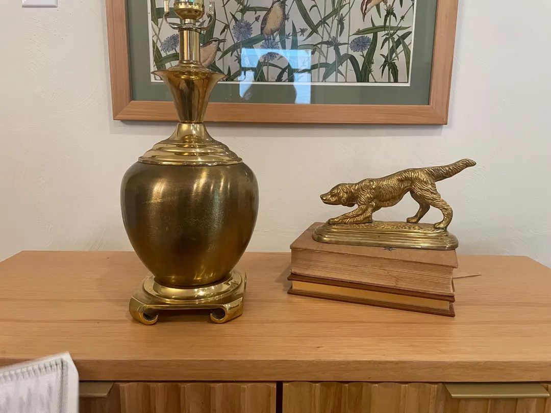 Brass Ginger Jar or Urn Style Table Lamp, 16.5” Tall - Etsy | Etsy (Global)