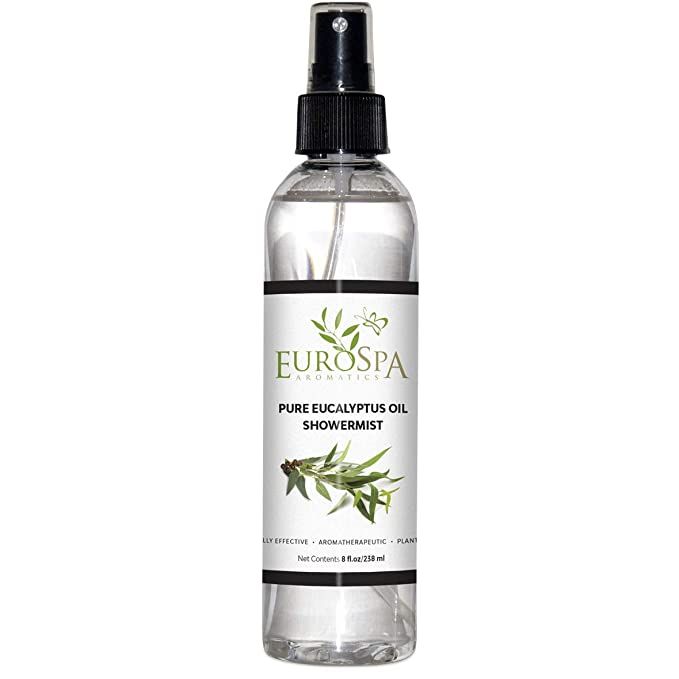 EuroSpa Aromatics Pure Eucalyptus Oil ShowerMist and Steam Room Spray, All-Natural Premium Aromat... | Amazon (US)