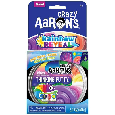 Crazy Aaron's Rainbow Reveal 3.5" Thinking Putty Tin | Target