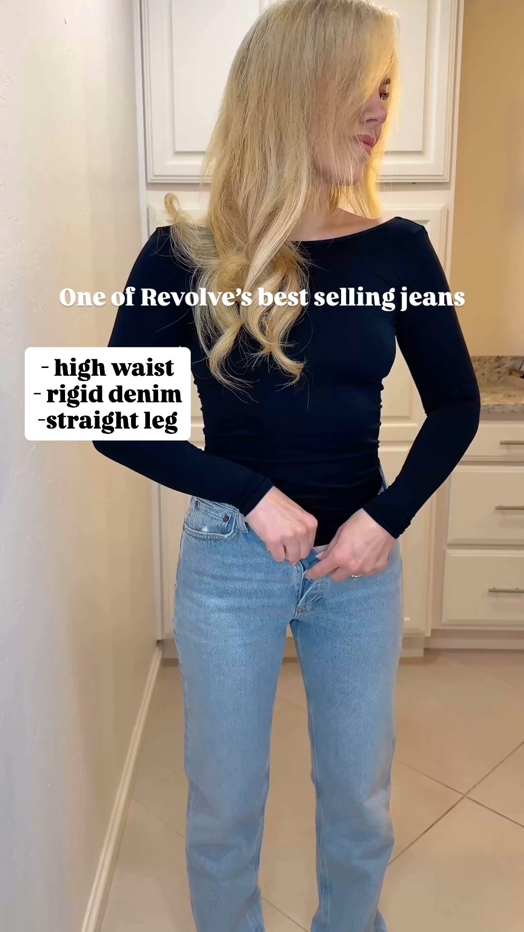 Perfect straight leg jeans 