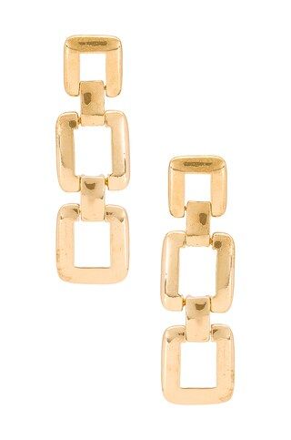 8 Other Reasons Square Drop Earrings in Gold from Revolve.com | Revolve Clothing (Global)