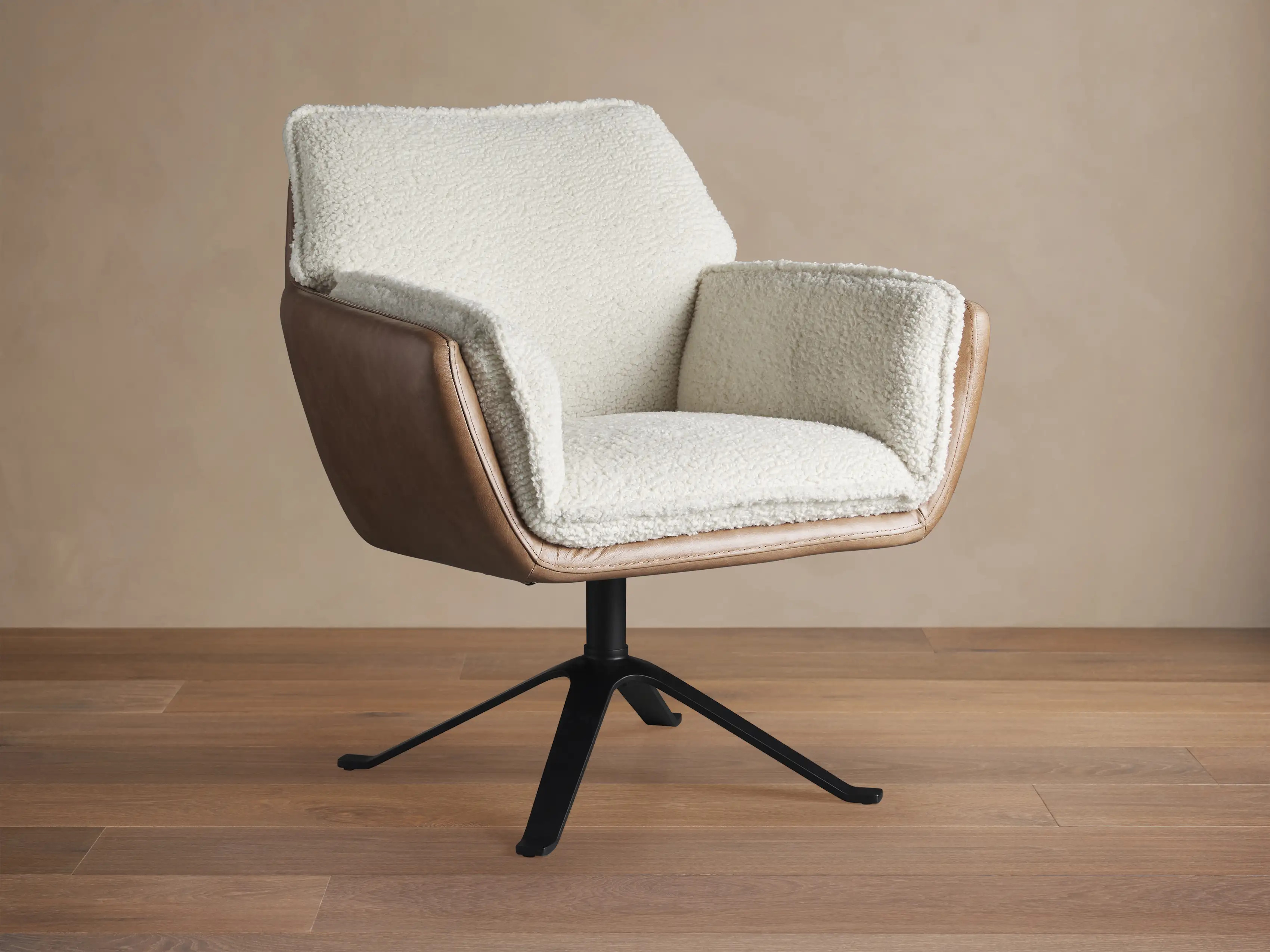 Nyles Swivel Desk Chair | Arhaus