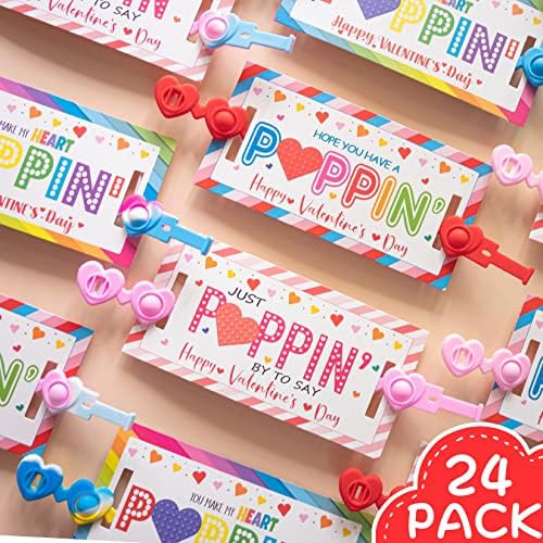 Valentines Day Gifts for Kids - 24 Pack Valentines Cards for Kids, Valentines Day Cards for Kids ... | Amazon (US)