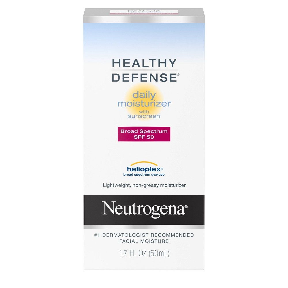 Neutrogena Healthy Defense Daily Face Moisturizer -SPF 50 - 1.7 fl oz | Target