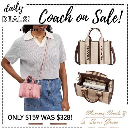 Coach mini tote on sale!

#LTKSaleAlert #LTKSeasonal #LTKItBag