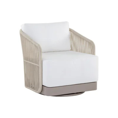 Hellat Swivel Patio Chair with Cushions | Wayfair North America