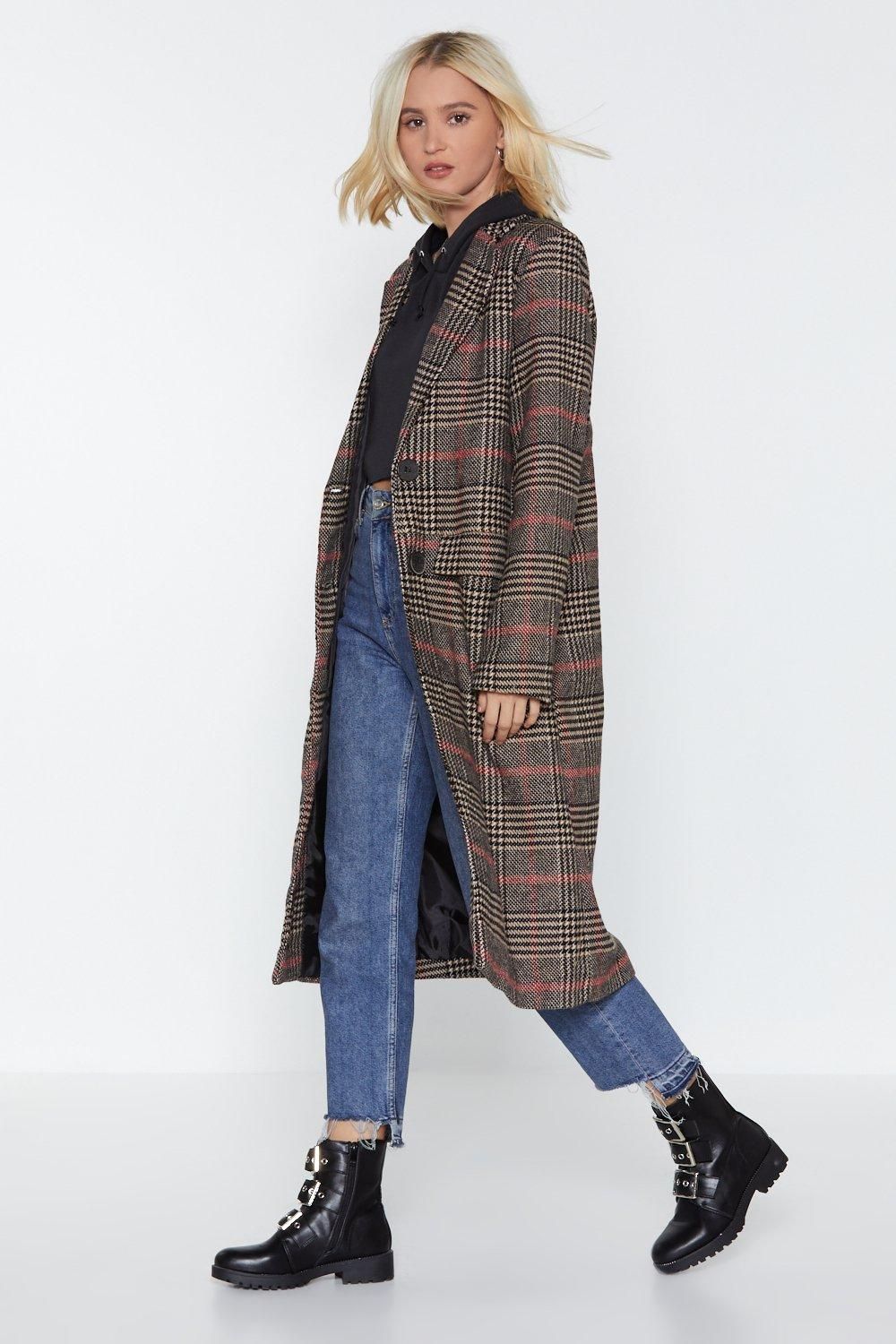 Check Out Longline Coat | NastyGal (US & CA)