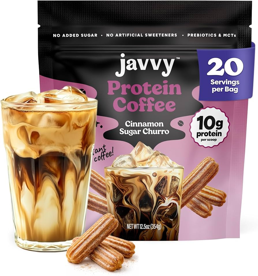 Cinnamon Sugar Churro Protein Iced Coffee - Premium Whey Protein & Instant Iced Coffees - 100% Na... | Amazon (US)