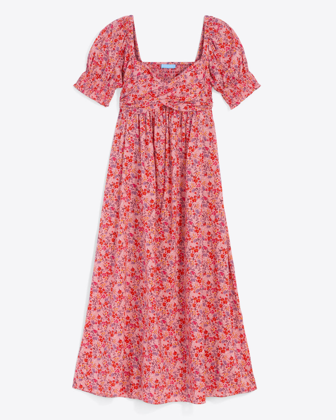 Tye Midi Dress in Pansy Floral | Draper James (US)