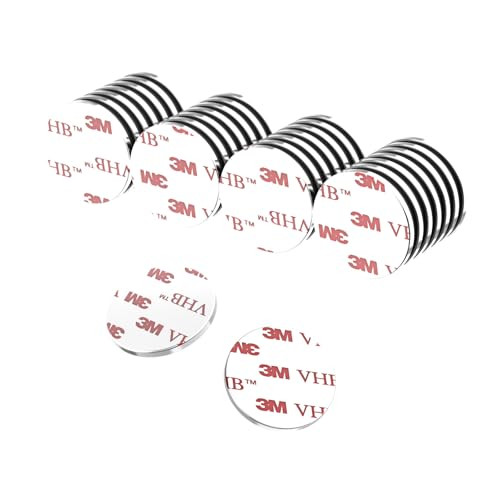 N52 Self Adhesive Super Strong Neodymium Disc Magnets-3/4"D x 1/16"H - 30 Pack W/Spacers,Powerful... | Amazon (US)