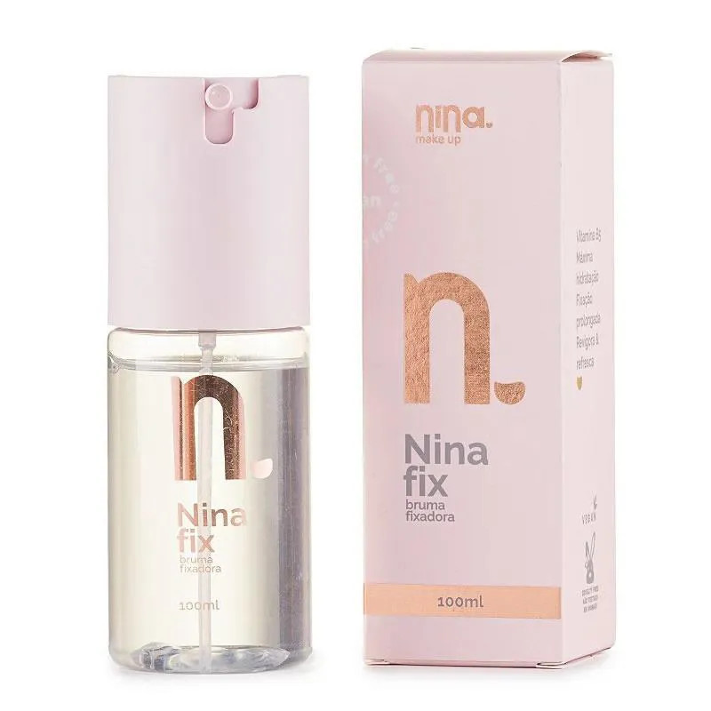 Bruma Fixadora Nina Fix 100Ml - Nina Makeup | DrogaRaia (BR)
