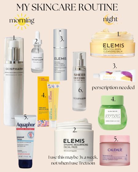 My skincare routine ☀️💤🧴✨ morning and night! It may be a lot but it has helped my skin a lot! I’ve been using most of these very over a year! 

#skincareroutine #skincare 

#LTKBeauty #LTKStyleTip #LTKFindsUnder100
