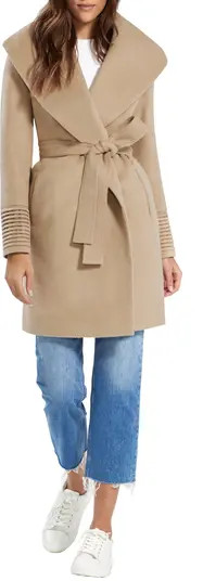 SENTALER Shawl Collar Alpaca & Wool Blend Coat | Nordstrom | Nordstrom