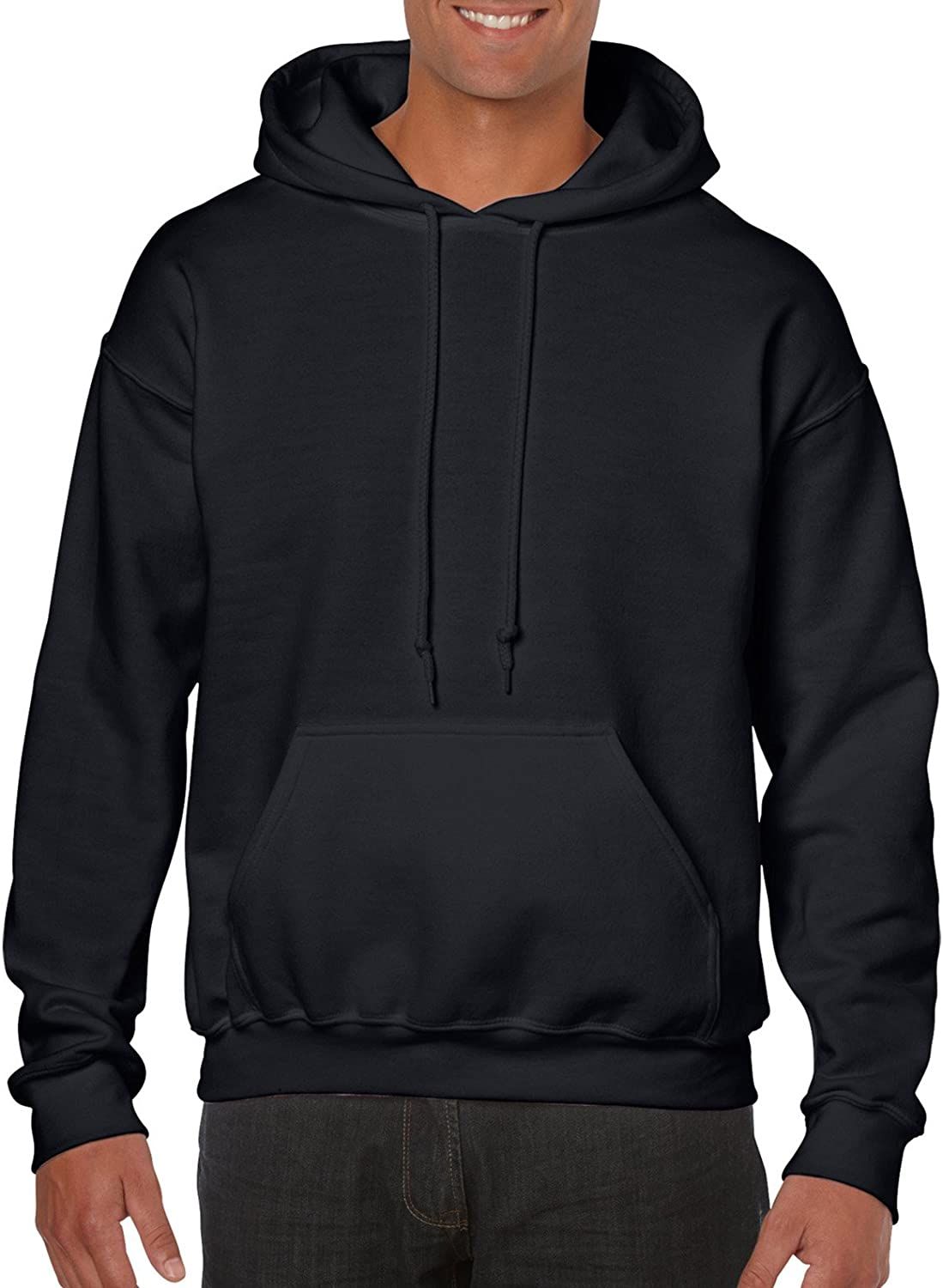 Gildan Men's Heavy Blend Fleece Hooded Sweatshirt G18500 | Amazon (US)