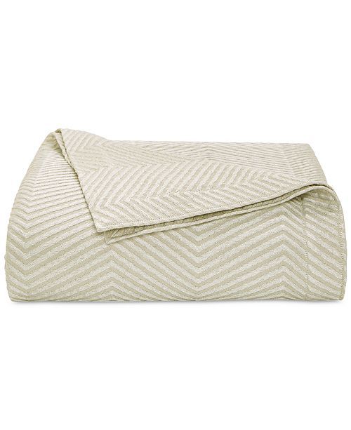 CLOSEOUT! Woven Accent Quilted King Coverlet, Created for Macy's | Macys (US)