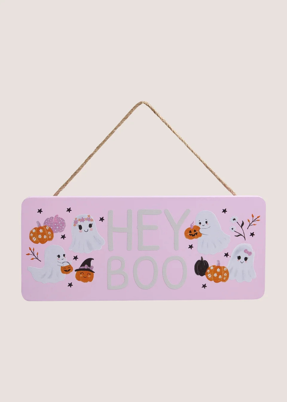Hey Boo Hanging Sign | Matalan (UK)
