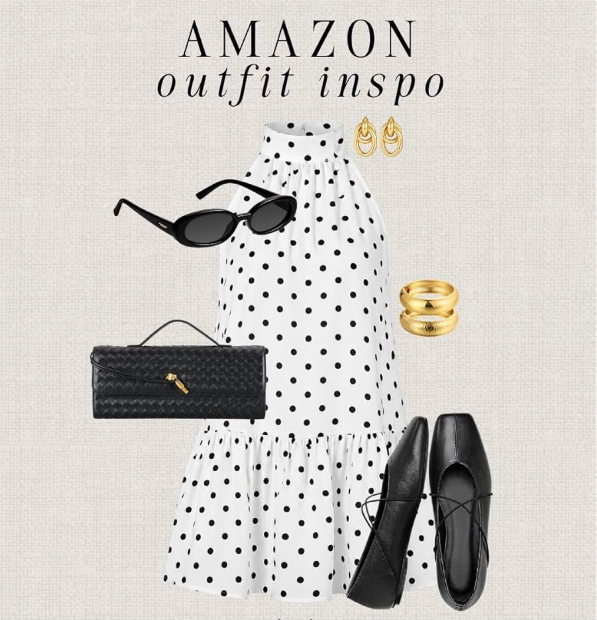 Effortless + chic 🤍🖤

This Amazon find is giving classic Parisian vibes without the designer price tag. The polka dot dress is lightweight, flattering, and so easy to dress up or down. Paired it with simple black flats, a woven clutch, and gold accessories for that timeless, put-together look ✨

Perfect for brunch, errands, or a casual date night — you’ll wear this on repeat.

Everything linked here ↓

#LTKStyle #AmazonFinds #EffortlessStyle #PolkaDotDress #ChicOutfits #LTKUnder50 #EverydayStyle #MinimalChic

#LTKSaleAlert #LTKMothersDay #LTKootd