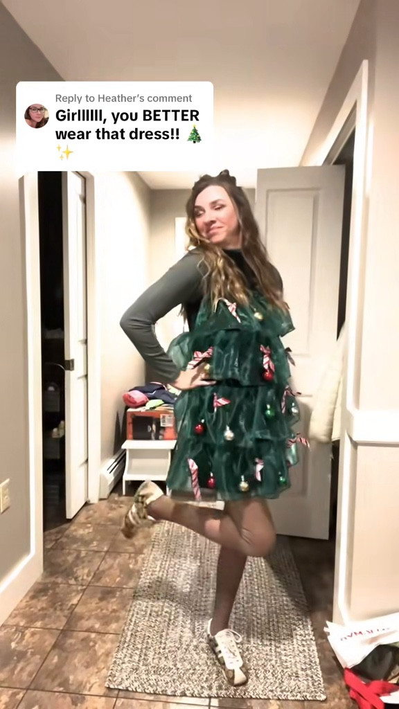 Christmas Tree dress!  So cute for the holidays 

#LTKParties #LTKSeasonal #LTKOver40