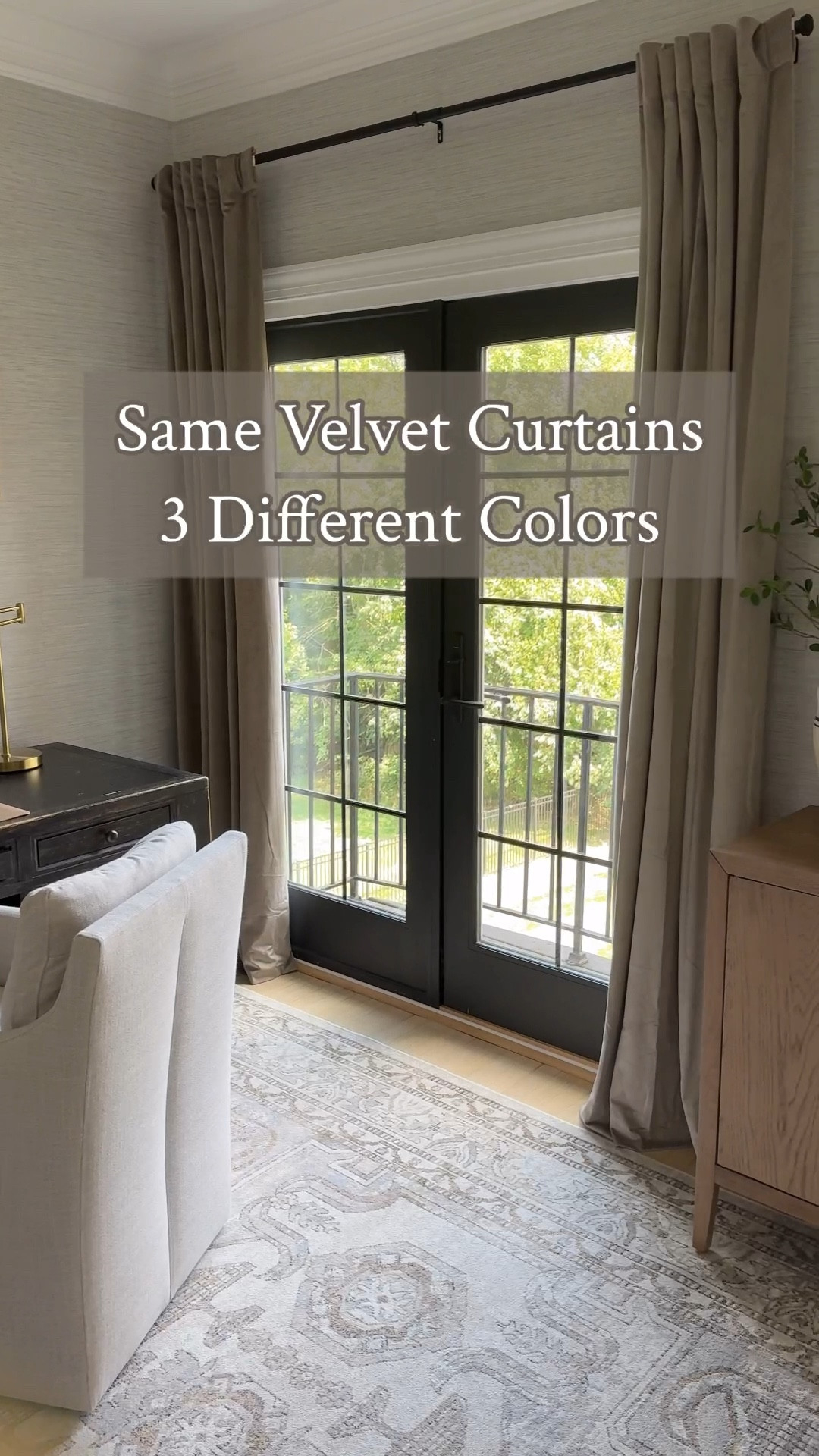 Same brand of velvet curtains in 3 colors! 

#LTKVideo #LTKHome #LTKSaleAlert