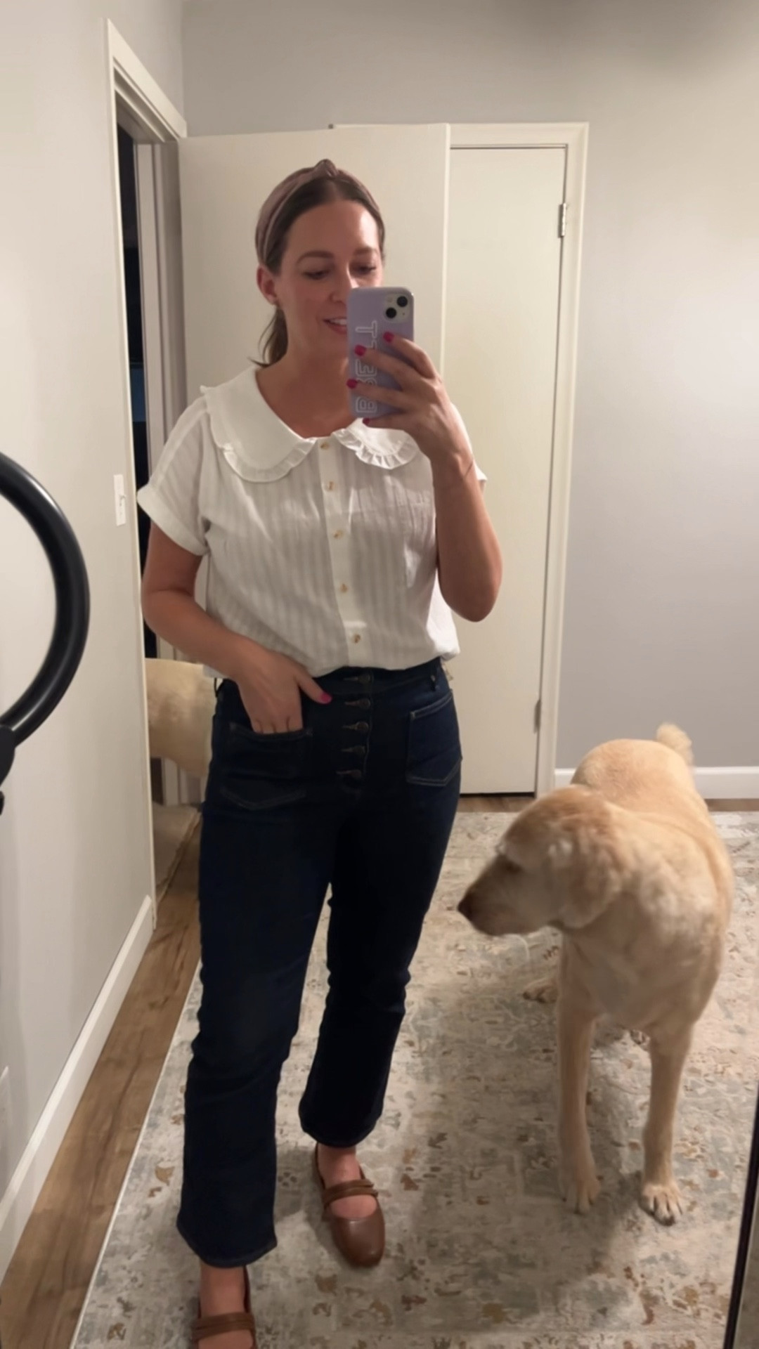 Today’s work OOTD

Wearing small in top & will link similar jeans

Work outfit // office outfit // work outfits // office outfits // workwear // business casual // spring outfit // summer outfits office// spring outfits 2026 // summer outfits 2026 // business casual workwear 

#LTKWorkwear #LTKSeasonal #LTKootd
