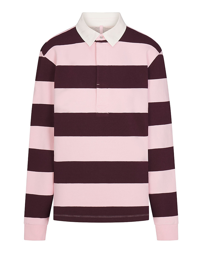 Skims Boyfriend Fleece Rugby Polo Shirt | Bloomingdale's (US)